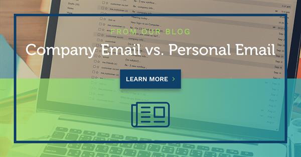 Company Email Vs Personal Email