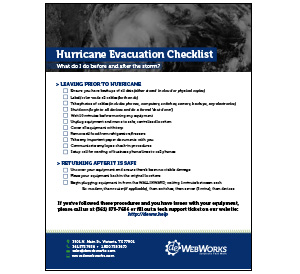 Hurricane Preparedness Checklist Thumbnail